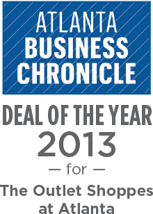 Atlanta Business Chronicle Deal of the Year 2013 for The Outlet Shoppes at Atlanta