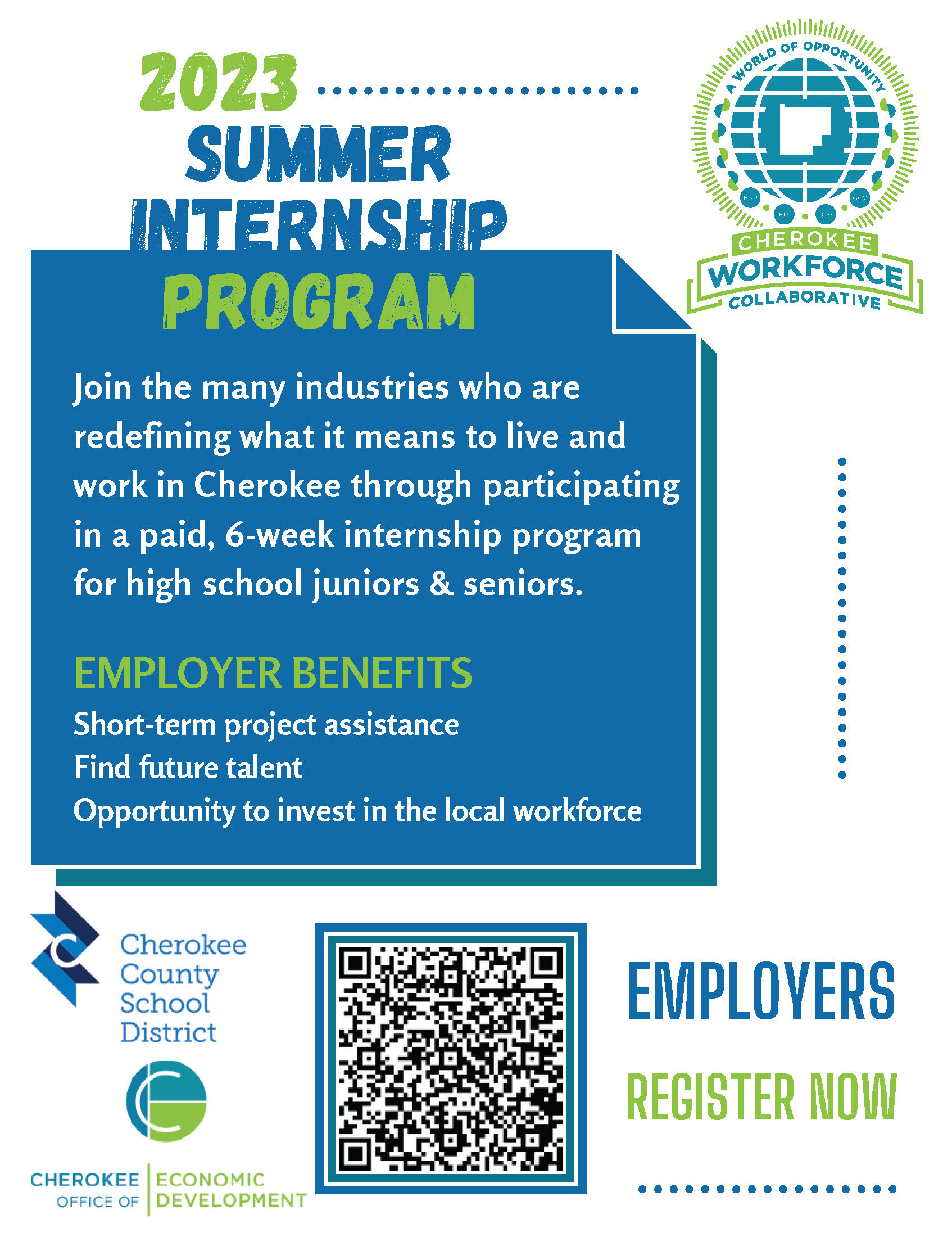 Cherokee Summer Internship Program · Cherokee Office of Economic ...